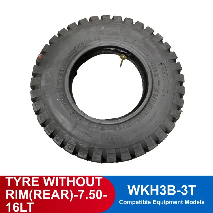 OUTER TYRE FOR AGRICULTRURAL THREE WHEELED WORK TRUCK-7.50-16