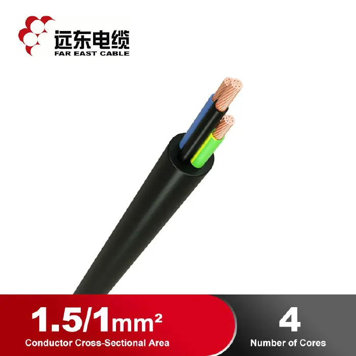 RUBBRER CABLE-YZ-300/500V-3*1.5+1*1