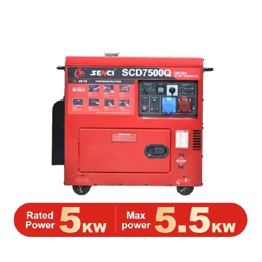 [4837] DIESEL GENERATOR-SCD7500Q